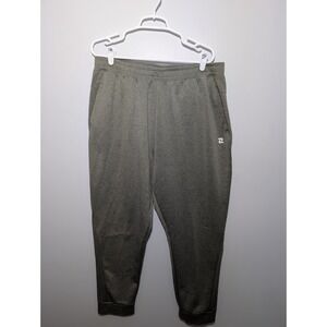 Zelos Mens Athletic Sweatpants Gray Size XL Gym Leisure Elastic Waist
